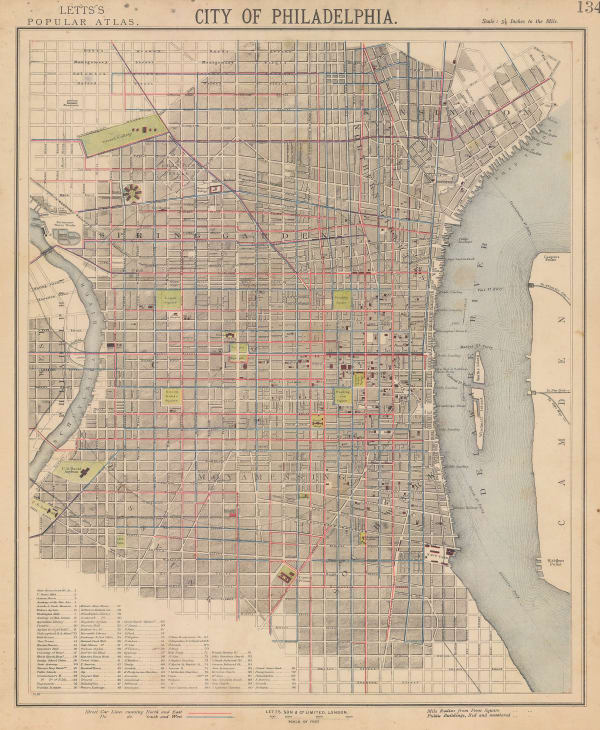 Letts & Son, City of Philadelphia, 1892