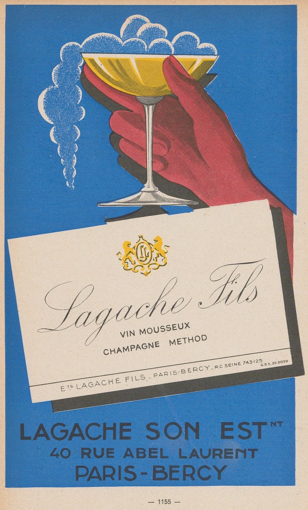 Walter Crotch, Champagne - Lagache et Fils, 1947