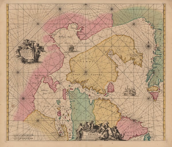 Louis Renard, James Bay, Hudson Bay and Baffin Bay, 1715