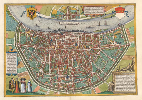 Georg Braun & Frans Hogenberg, Cologne (Köln), 1575