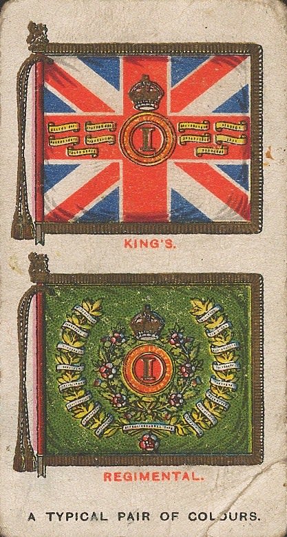 Cigarette Cards, British Army - King's and Regimental, 1915 c.