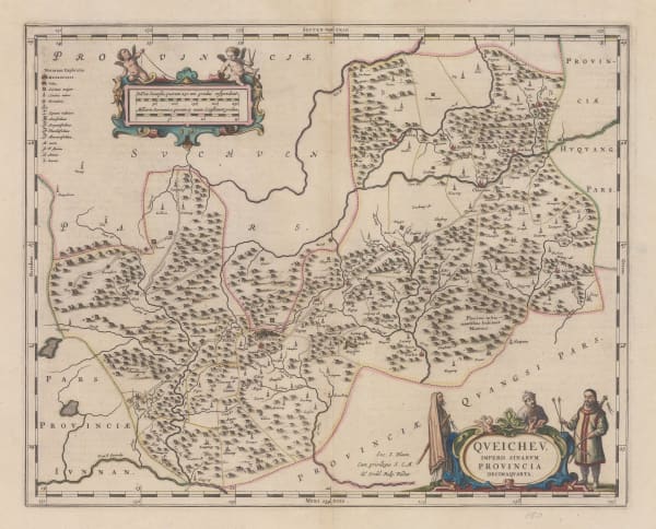 Jan Blaeu, Guizhou 贵州 Province, 1655