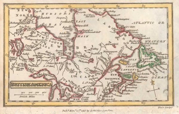 Richard Phillips, Eastern Canada, 1813