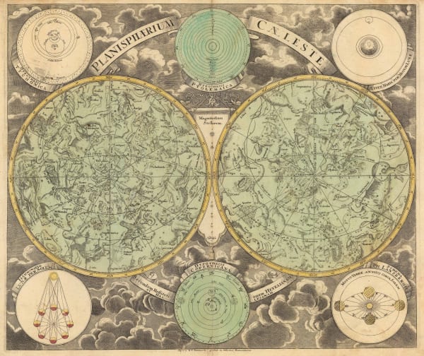 Johann Baptist Homann, Planisphaerium Caeleste, 1720 c.