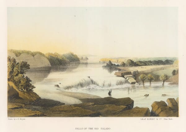 Sarony & Co, Mexico - Rio Salado de los Nadadores , 1860