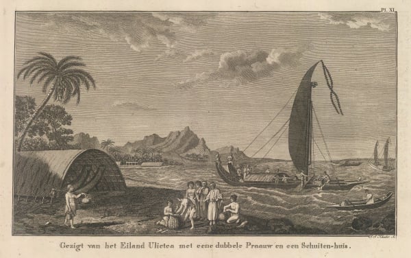 Cook's Voyages, French Polynesia - Raiatea, 1794