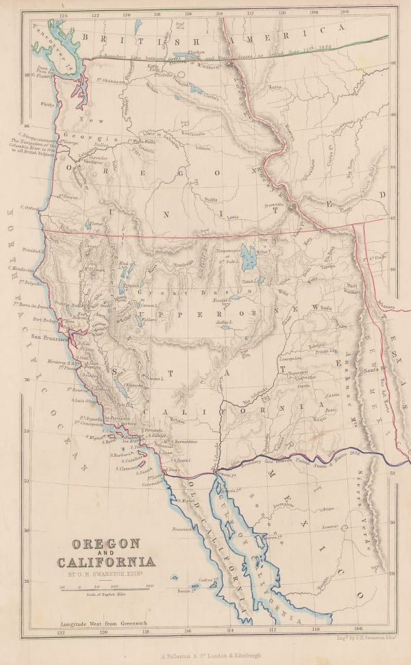 Archibald Fullarton, Oregon and California, 1860 c.