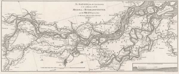 James Rennell, Ganges Delta, 1785