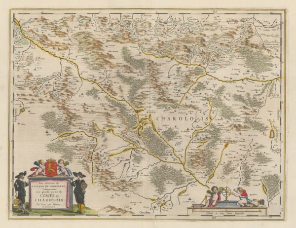 Willem & Jan Blaeu, Saône-et-Loire, 1650