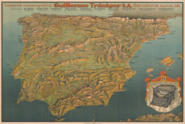 A. Trüb & Cie, Spain and Portugal, 1925 c.