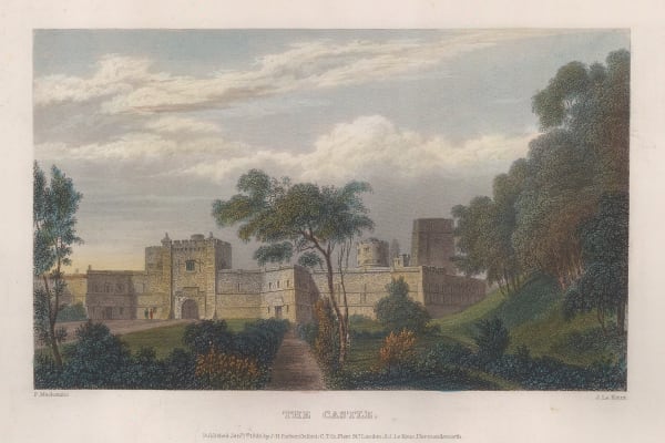 John Le Keux, Oxford - Oxford Castle, 1838