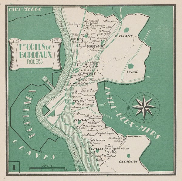 Walter Crotch, Bordeaux Wine Regions, 1947