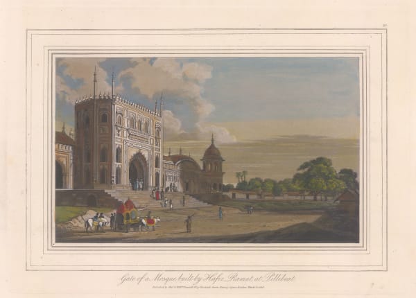 Thomas & William Daniell, India - Pilibhit, Jama Masjid Mosque Gate, 1813