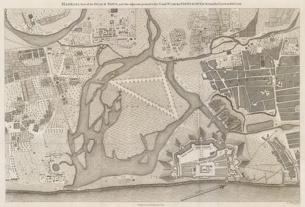 Robert Orme, Chennai (Madras) during the Siege of Madras, 1778