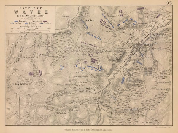 Sir Archibald Alison, Battle of Wavre, 1855