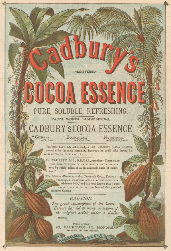 The Graphic Magazine, Cocoa - Cadbury's Cocoa Essence, 1878