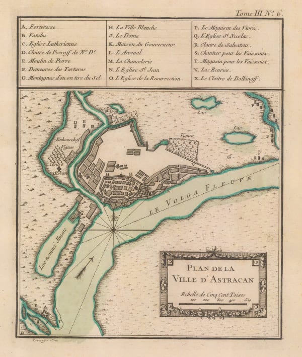 Jacques-Nicolas Bellin, Astrakhan, 1764