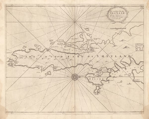 Capt. Greenvile Collins, The South Part of the Isles of Shetland, 1785