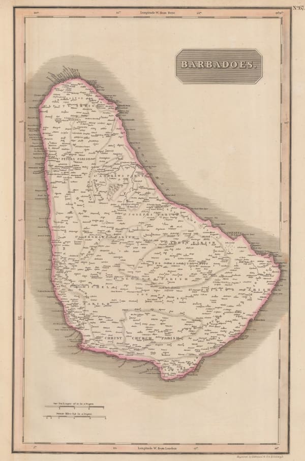 John Thomson, Barbados with plantations and sugar mills, 1820 (c.)