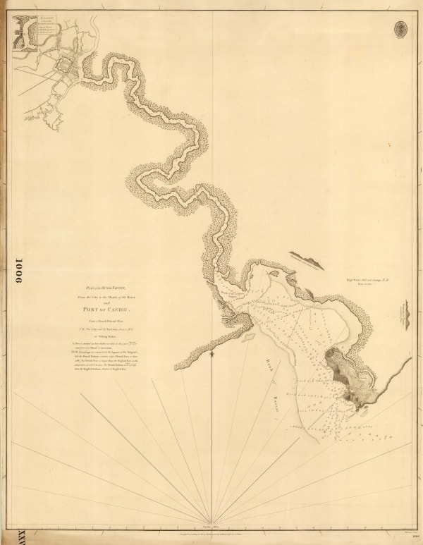 British Admiralty, Plan of the River Saigon, 1802