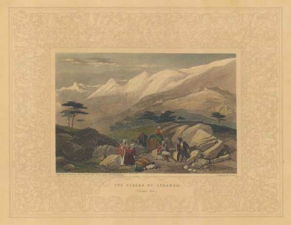 John Murray, Lebanon - Cedars of Lebanon, 1835