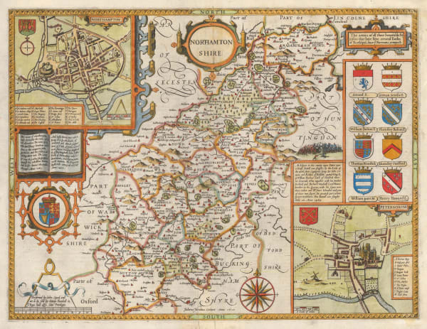 John Speed, Northamtonshire, 1611