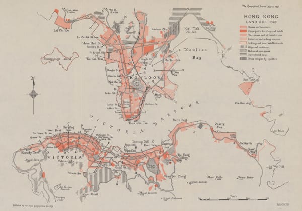 Royal Geographical Society (RGS), Hong Kong: Land Use 1949, 1951