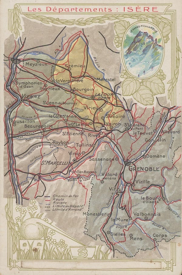 Chocolat d'Aiguebelle, Isère, 1900 c.