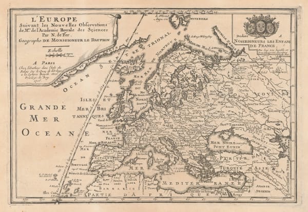 Nicolas de Fer, Europe, 1705