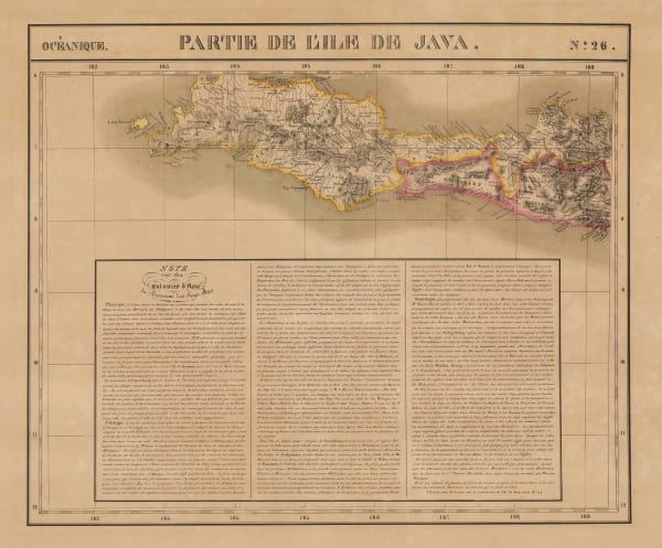 Philippe Vandermaelen, Western Java, 1827