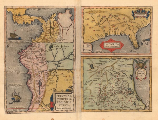 Abraham Ortelius, La Florida, 1598