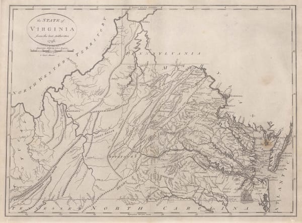 John Reid, The State of Virginia from the best Authorities, 1796