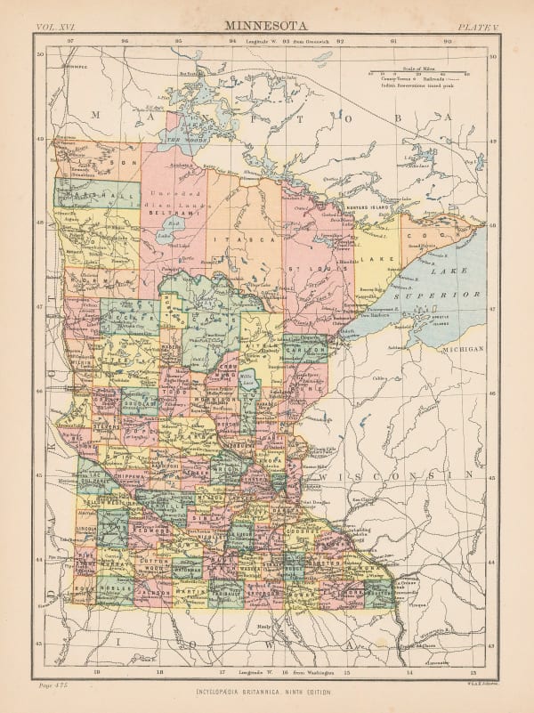 W. & A.K. Johnston, Minnesota, 1880 (c.)