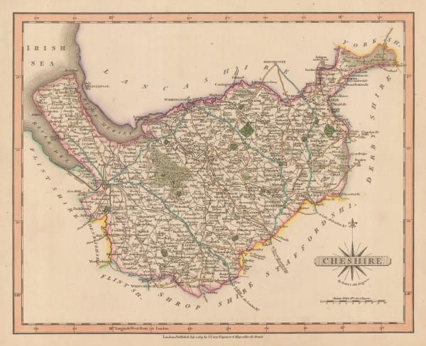 John Cary, Cheshire, 1809