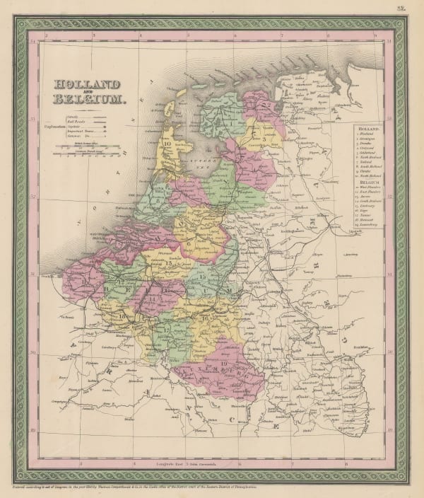 Samuel Augustus Mitchell, Holland and Belgium, 1850