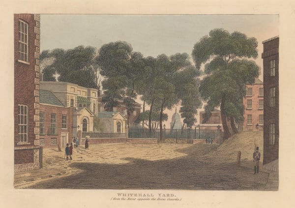 John Papworth, London - Whitehall Yard (Horseguards Avenue), 1818