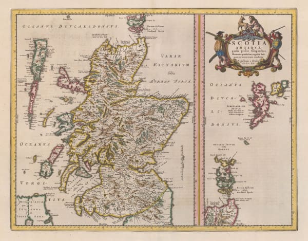 Willem & Jan Blaeu, Scotia Antiqua, 1654
