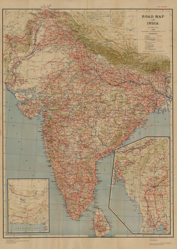 Survey of India, Road Map of India, 1942