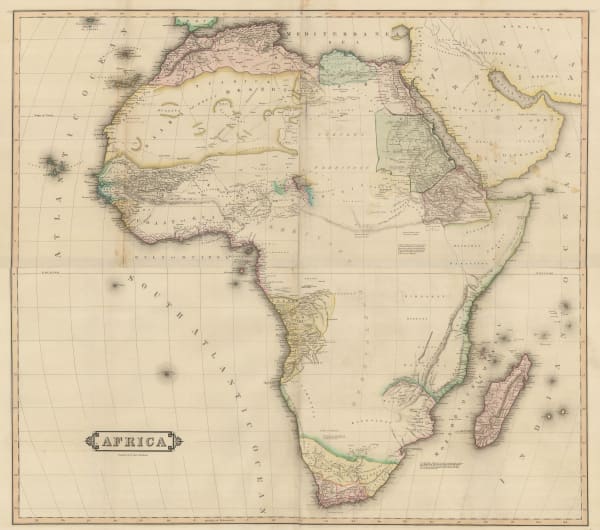 Daniel & William Lizars, Africa, 1830 c.