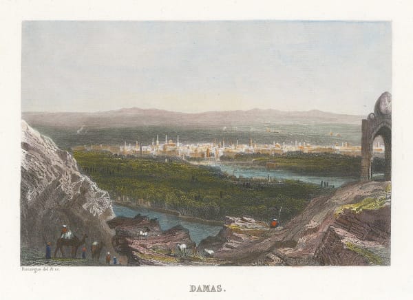 Conrad Malte-Brun, Syria - Damascus, 1841