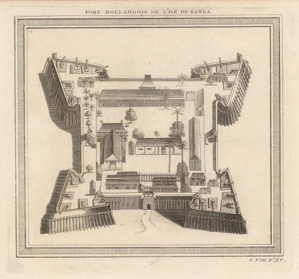 Nicholas Bellin, Indonesia - Banda Island, Fort Nassau, 1750
