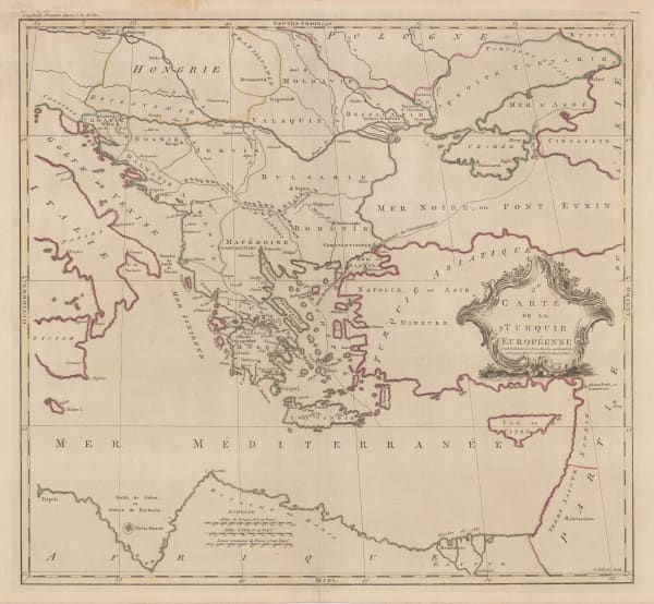 Carington Bowles, Carte de la Turquie Europeenne, 1770 c.
