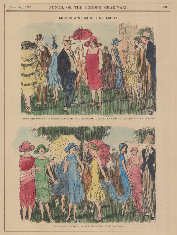 Punch, Horse Racing - Cartoon, Ascot, 1925
