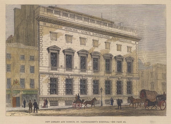 Illustrated London News (ILN), London - St. Bartholomew's Hospital North Wing, 1862
