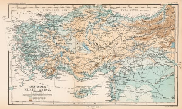 Justus Perthes, Asia Minor, 1875