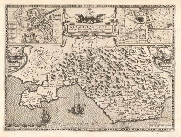 John Speed, Glamorgan Shyre, 1614