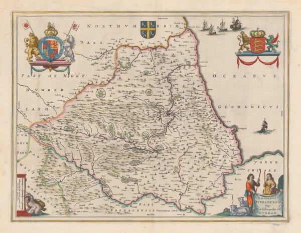 Willem & Jan Blaeu, Durham, 1648