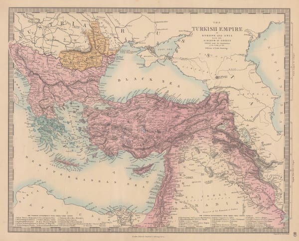 Society for the Diffusion of Useful Knowledge (SDUK), The Turkish Empire in Europe and Asia, 1875