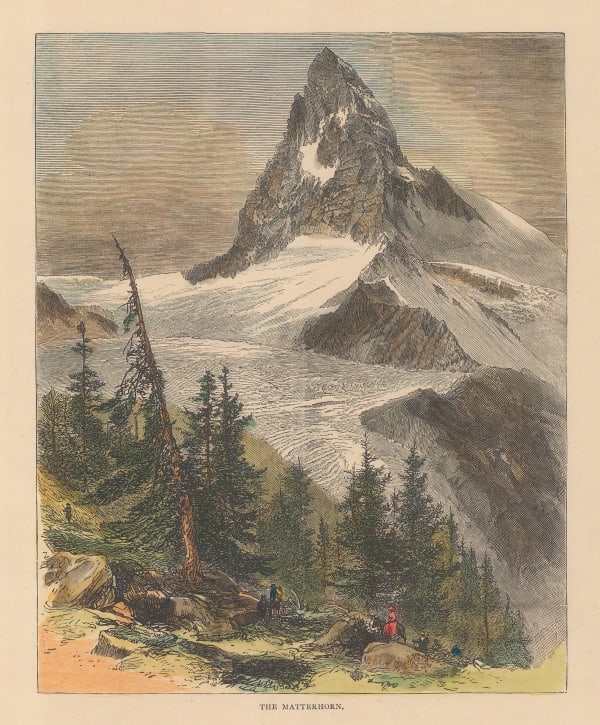 Jean Jacques Élisée Reclus, Switzerland - Matterhorn, 1894