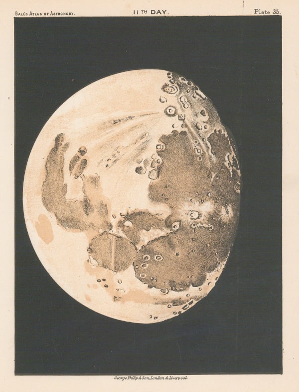 Sir Robert Stawell Ball, 11th Day [Moon Phase], 1893